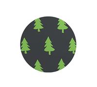 Questo Casa, Round Digital Printed Mouse Pad, Non-Slip Base, for Office and Home, Diameter:22cm