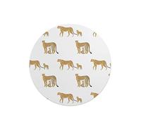 Questo Casa, Round Digital Printed Mouse Pad, Non-Slip Base, for Office and Home, Diameter:22cm