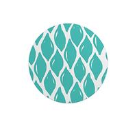 Questo Casa, Round Digital Printed Mouse Pad, Non-Slip Base, for Office and Home, Diameter:22cm