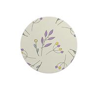 Questo Casa, Round Digital Printed Mouse Pad, Non-Slip Base, for Office and Home, Diameter:22cm