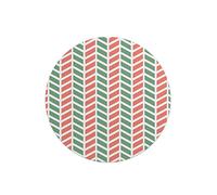 Questo Casa, Round Digital Printed Mouse Pad, Non-Slip Base, for Office and Home, Diameter:22cm