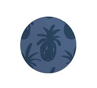 Questo Casa, Round Digital Printed Mouse Pad, Non-Slip Base, for Office and Home, Diameter:22cm