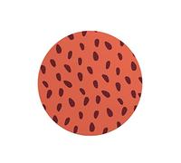 Questo Casa, Round Digital Printed Mouse Pad, Non-Slip Base, for Office and Home, Diameter:22cm