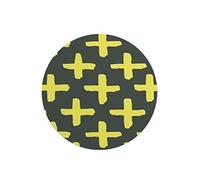 Questo Casa, Round Digital Printed Mouse Pad, Non-Slip Base, for Office and Home, Diameter:22cm