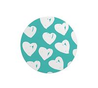 Questo Casa, Round Digital Printed Mouse Pad, Non-Slip Base, for Office and Home, Diameter:22cm