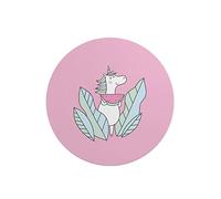 Questo Casa, Round Digital Printed Mouse Pad, Non-Slip Base, for Office and Home, Diameter:22cm