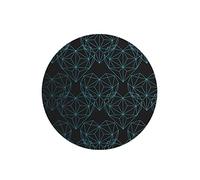Questo Casa, Round Digital Printed Mouse Pad, Non-Slip Base, for Office and Home, Diameter:22cm