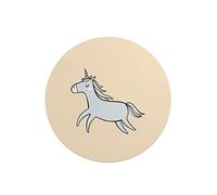 Questo Casa, Round Digital Printed Mouse Pad, Non-Slip Base, for Office and Home, Diameter:22cm