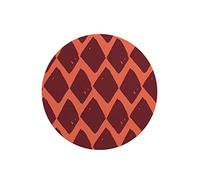 Questo Casa, Round Digital Printed Mouse Pad, Non-Slip Base, for Office and Home, Diameter:22cm