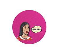 Questo Casa, Round Digital Printed Mouse Pad, Non-Slip Base, for Office and Home, Diameter:22cm