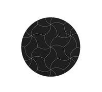 Questo Casa, Round Digital Printed Mouse Pad, Non-Slip Base, for Office and Home, Diameter:22cm