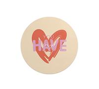 Questo Casa, Round Digital Printed Mouse Pad, Non-Slip Base, for Office and Home, Diameter:22cm