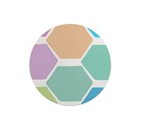 Questo Casa, Round Digital Printed Mouse Pad, Non-Slip Base, for Office and Home, Diameter:22cm