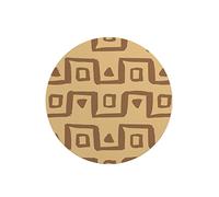 Questo Casa, Round Digital Printed Mouse Pad, Non-Slip Base, for Office and Home, Diameter:22cm