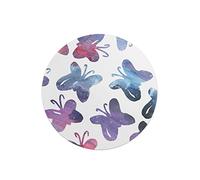 Questo Casa, Round Digital Printed Mouse Pad, Non-Slip Base, for Office and Home, Diameter:22cm