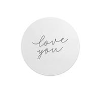 Questo Casa, Round Digital Printed Mouse Pad, Non-Slip Base, for Office and Home, Diameter:22cm
