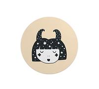 Questo Casa, Round Digital Printed Mouse Pad, Non-Slip Base, for Office and Home, Diameter:22cm