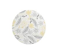Questo Casa, Round Digital Printed Mouse Pad, Non-Slip Base, for Office and Home, Diameter:22cm