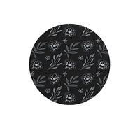 Questo Casa, Round Digital Printed Mouse Pad, Non-Slip Base, for Office and Home, Diameter:22cm