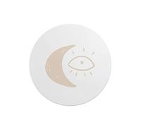 Questo Casa, Round Digital Printed Mouse Pad, Non-Slip Base, for Office and Home, Diameter:22cm