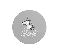 Questo Casa, Round Digital Printed Mouse Pad, Non-Slip Base, for Office and Home, Diameter:22cm