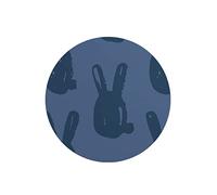 Questo Casa, Round Digital Printed Mouse Pad, Non-Slip Base, for Office and Home, Diameter:22cm