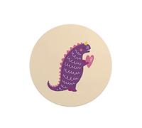 Questo Casa, Round Digital Printed Mouse Pad, Non-Slip Base, for Office and Home, Diameter:22cm