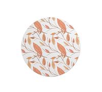 Questo Casa, Round Digital Printed Mouse Pad, Non-Slip Base, for Office and Home, Diameter:22cm