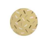Questo Casa, Round Digital Printed Mouse Pad, Non-Slip Base, for Office and Home, Diameter:22cm