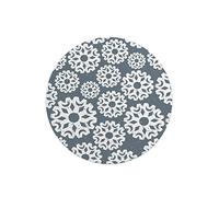 Questo Casa, Round Digital Printed Mouse Pad, Non-Slip Base, for Office and Home, Diameter:22cm