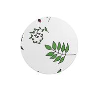 Questo Casa, Round Digital Printed Mouse Pad, Non-Slip Base, for Office and Home, Diameter:22cm