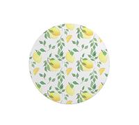 Questo Casa, Round Digital Printed Mouse Pad, Non-Slip Base, for Office and Home, Diameter:22cm