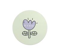 Questo Casa, Round Digital Printed Mouse Pad, Non-Slip Base, for Office and Home, Diameter:22cm