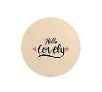 Questo Casa, Round Digital Printed Mouse Pad, Non-Slip Base, for Office and Home, Diameter:22cm