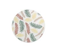 Questo Casa, Round Digital Printed Mouse Pad, Non-Slip Base, for Office and Home, Diameter:22cm