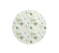 Questo Casa, Round Digital Printed Mouse Pad, Non-Slip Base, for Office and Home, Diameter:22cm