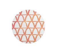 Questo Casa, Round Digital Printed Mouse Pad, Non-Slip Base, for Office and Home, Diameter:22cm