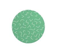 Questo Casa, Round Digital Printed Mouse Pad, Non-Slip Base, for Office and Home, Diameter:22cm