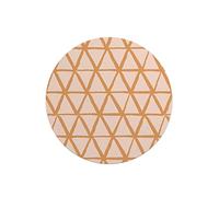 Questo Casa, Round Digital Printed Mouse Pad, Non-Slip Base, for Office and Home, Diameter:22cm