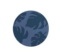 Questo Casa, Round Digital Printed Mouse Pad, Non-Slip Base, for Office and Home, Diameter:22cm