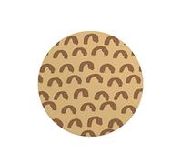 Questo Casa, Round Digital Printed Mouse Pad, Non-Slip Base, for Office and Home, Diameter:22cm