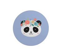Questo Casa, Round Digital Printed Mouse Pad, Non-Slip Base, for Office and Home, Diameter:22cm