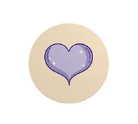 Questo Casa, Round Digital Printed Mouse Pad, Non-Slip Base, for Office and Home, Diameter:22cm