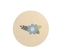 Questo Casa, Round Digital Printed Mouse Pad, Non-Slip Base, for Office and Home, Diameter:22cm