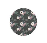Questo Casa, Round Digital Printed Mouse Pad, Non-Slip Base, for Office and Home, Diameter:22cm