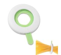 Quesuc 1 Pezzo Dosatore Di Spaghetti Porzionatore Di Pasta Disco Girevole Regolabile Da 1 A 4 Porzioni Di Plastica Utensile Da Cucina Per Pasta E Spaghetti Bianco 10.5X7.7X1 Cm