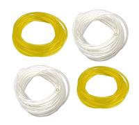 Queta 4 Pack of 1.2 m Fuel Hose Pipe Petrol Hose 3x6mm/3x5mm, 2.5x5mm/2x3.5mm Oil Hose Tube Fuel Line for Chainsaw Blower, Mower Strimmer, Garden Machine, Poulan Craftman Stihl Husqvarna Walbro Zama