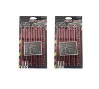 QUETTO 10 Pcs Red Car Vent Decoration Strips: PVC Universal Interior Accessories for All Straight Air Vent Outlets - Stylish Car Decoration