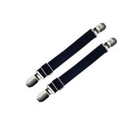 QUETTO Glove Clips 2-Pack Adjustable Mitten Clips with Long Elastic Straps for Kids and Toddlers (Black)
