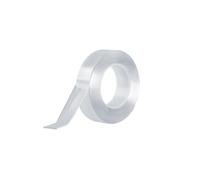 QUETTO Heavy Duty Double Sided Tape Strong Nano Mounting Tape Clear Multipurpose Removable & Reusable Ideal for Wall Decor Picture Hanging Posters and Carpets (5.0m * 2.0cm)